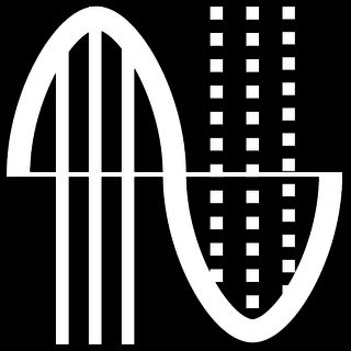 a sine wave crossed by lines and dotted lines symbolizing samples and bits in PCM audio.